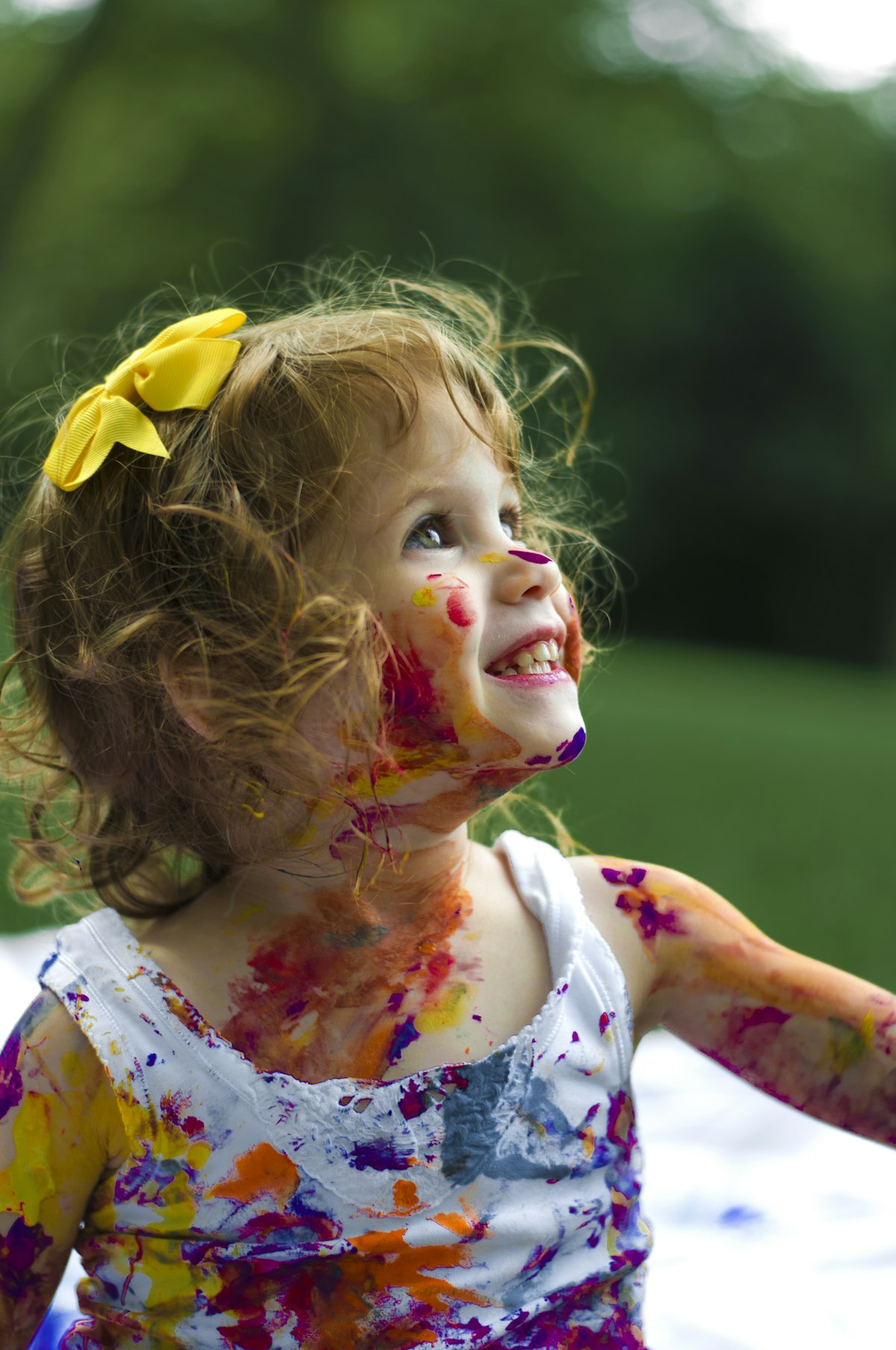 Children enjoying learning